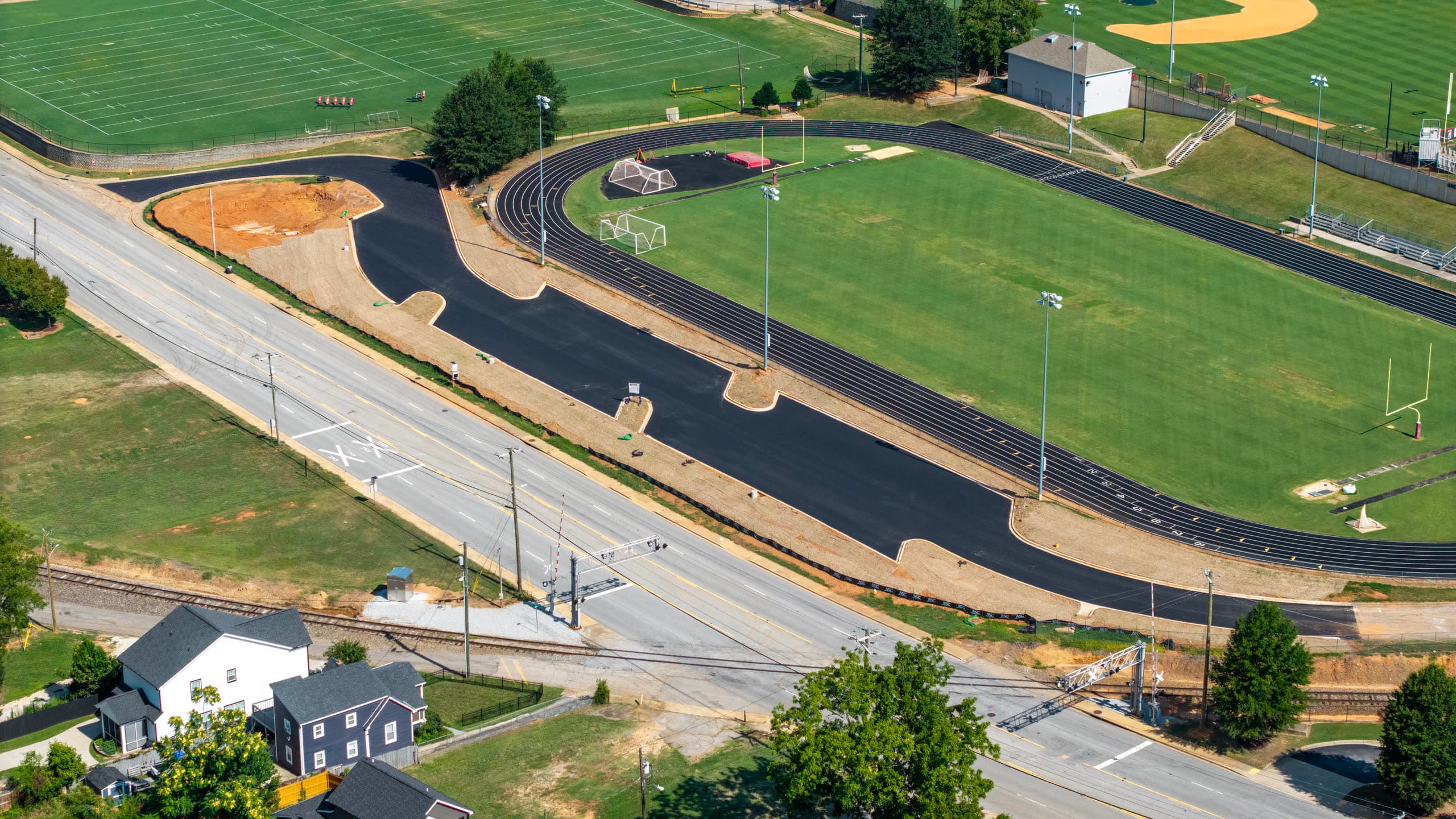 Greenville High School Parking Lot · Public Works, Greenville, SC
